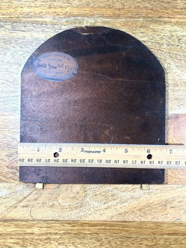 Seth Thomas Tambour Clock Wooden Back Door 6 3/4 X 7 1/4 Inches (LL5179)