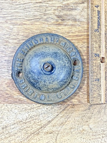 Old Ingraham Wall Clock Gong Mount        (KD1685)