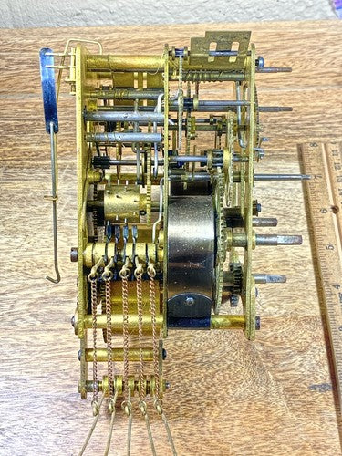 Antique Waterbury Westminster Clock Chimes  (See Pics To ID Movement) (LL5216)