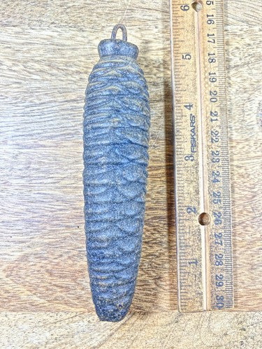 Cuckoo Clock Cast Iron Pine Cone Weight 426g, 5.2 Inches Long (WT033)