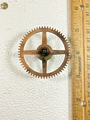 Ingraham (Stamped Oct 78 / Nov 79) Clock Movement Time Side 2nd Wheel (K9775)