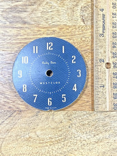 Westclox Baby Ben Alarm Clock Metal Dial Diameter is 71.79mm    (K9944)