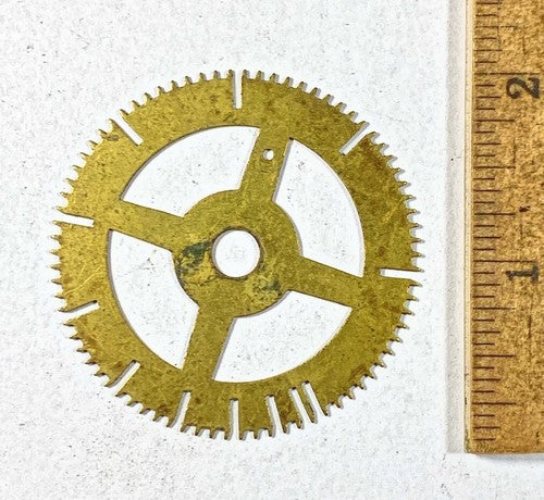 Antique Clock Movement Count Wheel  (51.03mm Dia, 6.58mm Inner Dia) (KD230)