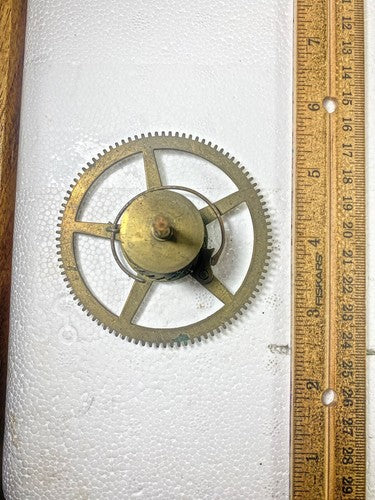 JC Brown Clock Movement (8Day) Time Side Main Wheel (KD1443)
