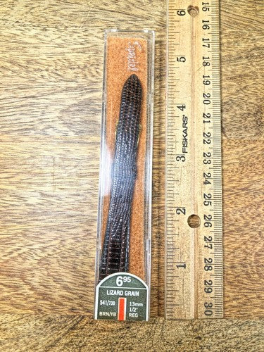 Vintage Speidel (NIB) Lizard Grain Watch Band (13mm or 1/2") (K8317)