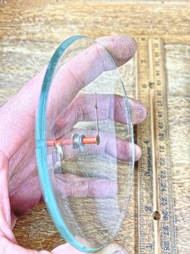 3.66 Inch Diameter Convex Timer Glass (?) (KD1826)