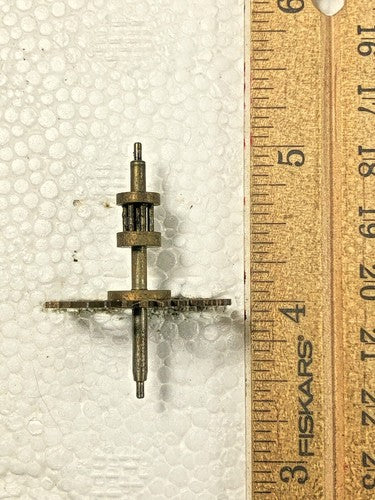 Gilbert Clock Movement (Stamped 24) Escape Wheel (See Pics To ID Mvmt) (K9597)