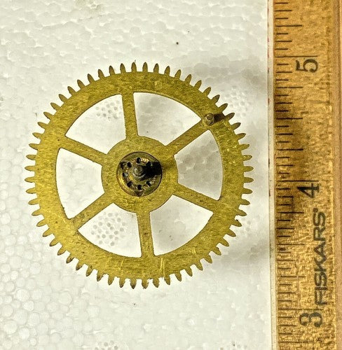 Seth Thomas Clock Movement (No. 44 ?/ See Pics) Strike Side 4th Wheel (KD815)