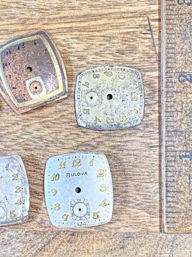 Assorted Lot Of Old Watch Dials (Lot Of 5) (KD2276)