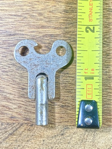 Clock Winding Key, Size 3.75 mm Or # 6   (KD1309)