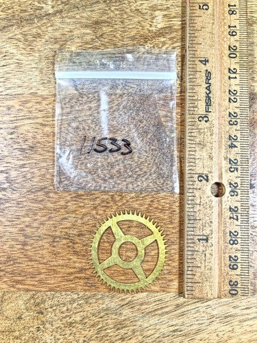 NOS Clock Movement Escape Wheel 35mm Diameter  (K9520)