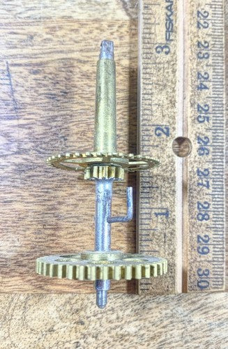 Unbranded 30 Hour Clock Movement Hands Post (See Pics To ID Mvmt) (KD507)