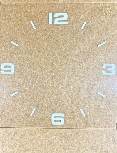 Vintage Clear Plastic Clock Dial Pan (KD091)