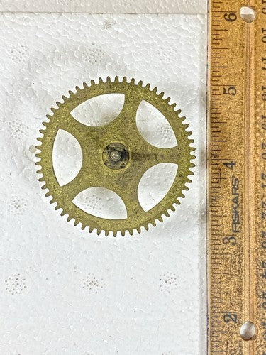 Gilbert Clock Movement (Stamped 25) Time Side 2nd Wheel (See Pics To ID)(KD1347)