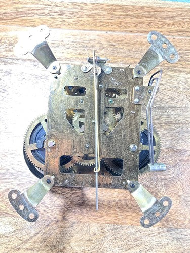 Made In Japan Clock Movement Rack (See Pics To ID Mvmt) (K8600)