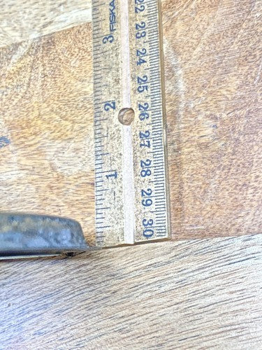 Old Metal Clock Dial Pan Trim Ring (6.35 Inch Dia, 5.56 Inner Dia)    (KD049)