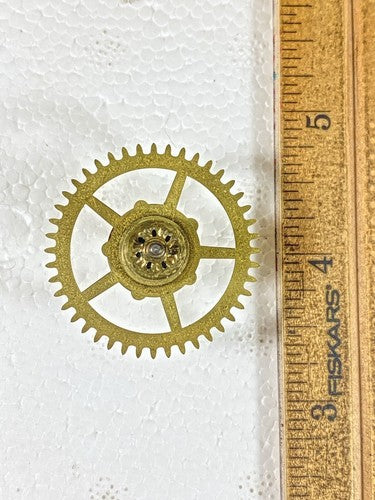 Sessions Clock Movement Time Side 4th Wheel (See Pics To ID Movement)   (KD1083)