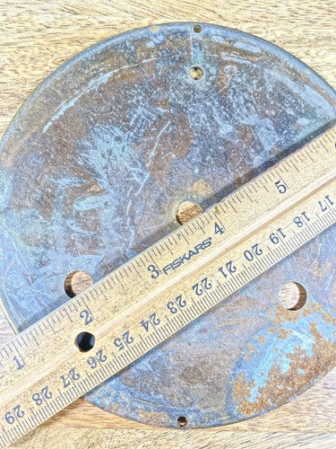 Antique Waterbury 8 Day Clock Movement Dial Pan   (KD019)