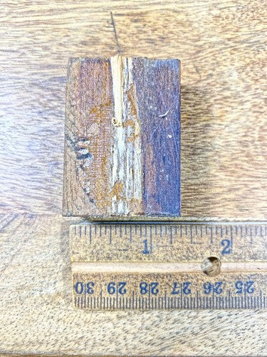 Old Junghans Wooden Clock Column Part  (KD804)