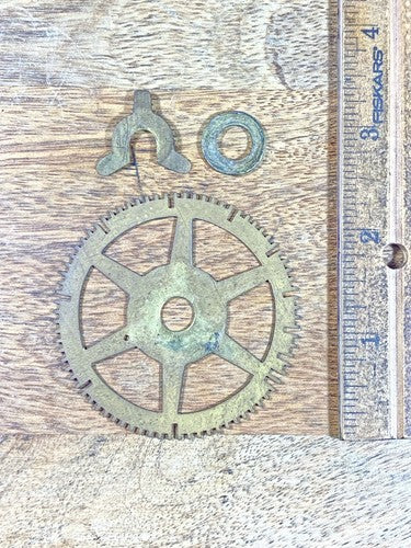 Unbranded 8 Day Clock Movement Count Wheel (See Pics To ID Mvmt) (KD1544