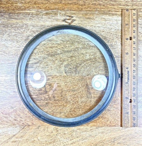 Antique Clock Bezel W/ Convex Glass (170.8mm Dia, 145.9mm Inner Dia) (KD756)