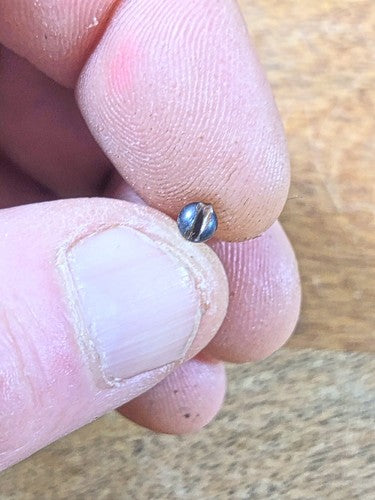 Vintage Clock Dial Pan Mounting Screws   (K9199)