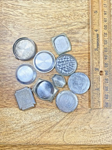 Assorted Lot Of Old Watch Case Parts (Lot Of 10) (KD1765)