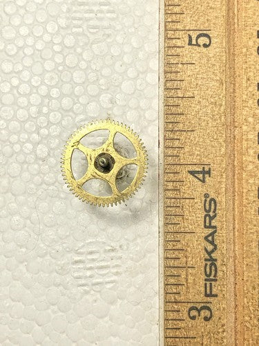 Junghans W 274 / 200 Clock Movement Time Side 5th Wheel (See Pics To ID)(K8673)