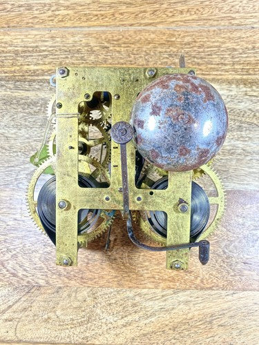 Ingraham (Stamped 11 20) Clock Movement Pendulum Rod And Spring See Pics (K9910)