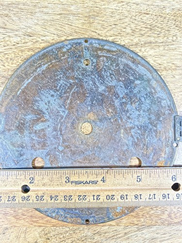 Antique Waterbury 8 Day Clock Movement Dial Pan   (KD019)