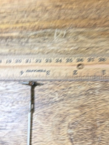Made In Japan Clock Movement Pendulum Rod & Spring (See Pics To ID Mvmt) (K8601)