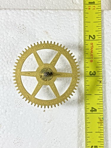 New Haven Clock Movement Time Side 2nd Wheel (See Pics to ID Mvmt)    (KD1138)