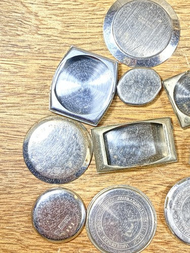Assorted Lot Of Old Watch Case Parts (Lot Of 10) (KD1758)