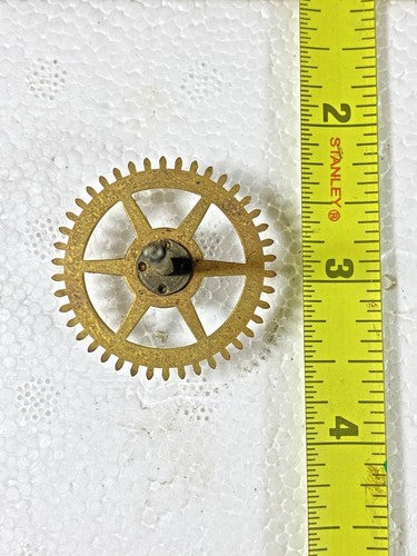 New Haven Clock Movement Time Side 3rd Wheel  (See Pics to ID Mvmt)  (KD1216)