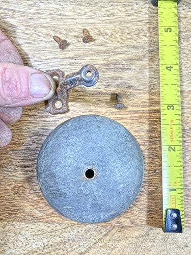Old New Haven Clock Chime Bell  (See Pics to ID Mvmt)     (KD1209)