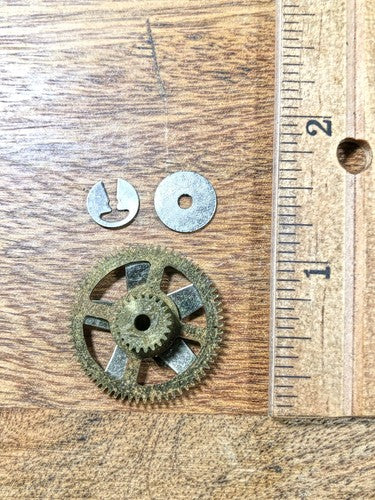 Made In Japan Clock Movement Minute Wheel (See Pics To ID Mvmt) (K8598)