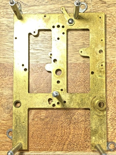 Sessions Clock Movement Front Plate (Pivots Look Good)  (K7882)