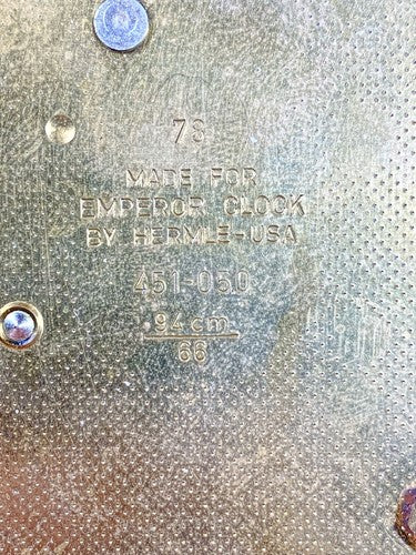 Hermle 451-050 Clock Time Side Main Wheel - Vintage Clock Parts   (KD3600)