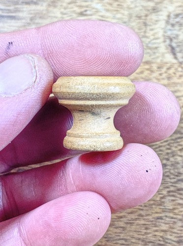 Old Clock Door Knob (20.65mm Dia, 17.95mm Tall) (KD497)