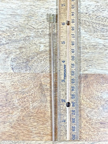 Clock Copper Chime Rod 6.00mm Diameter Threads x 6 1/2 Inches Long      (KD816)