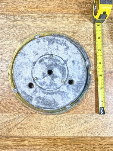 Old Metal Clock Dial Pan 6 7/16 Inches Diameter   (KD1206)