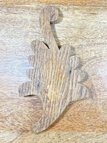 Old Wood Clock Trim Piece 7 1/2 Inches Long X 4 Inches Wide      (KD405)