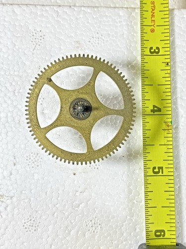 Gilbert Clock Movement (Stamped 24) Strike Side 4th Wheel (See Pics)  (KD1158)