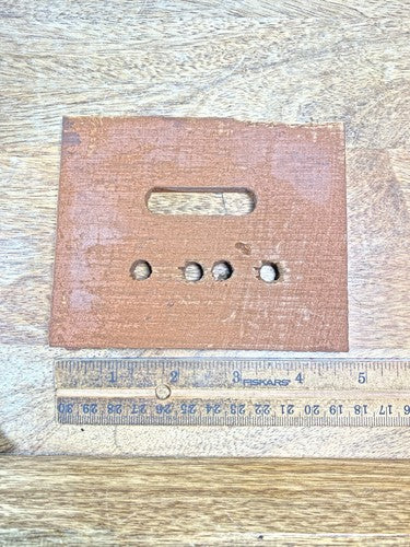 Old Cuckoo Clock  Bottom Board (4 5/8 X 3 3/4 Inches) (KD2296)