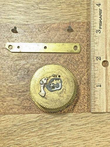 Old Herschede Clock Movement Spring Assembly (See Pics To ID Movement)  (K7911)