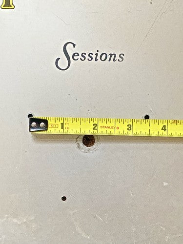 Large (14 5/8 Inches Diameter) Metal Sessions Clock Dial Pan  (LL5222)