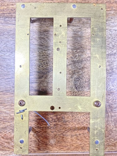 Unbranded 30 Hour Clock Movement Back Plate (Pivots Look Good) (KD512)