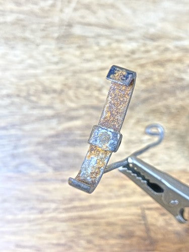 Antique Clock Movement Verge Or Crutch (Measures 20.61mm Between Teeth) (KD564)