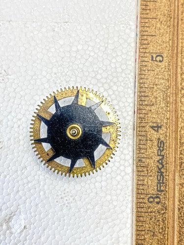 Schatz 8 Day Cuckoo Clock Strike Side 2nd Wheel - Vintage Clock Parts KD2098