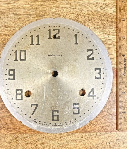 Waterbury 8 Day Clock Movement Dial Pan (KD008)